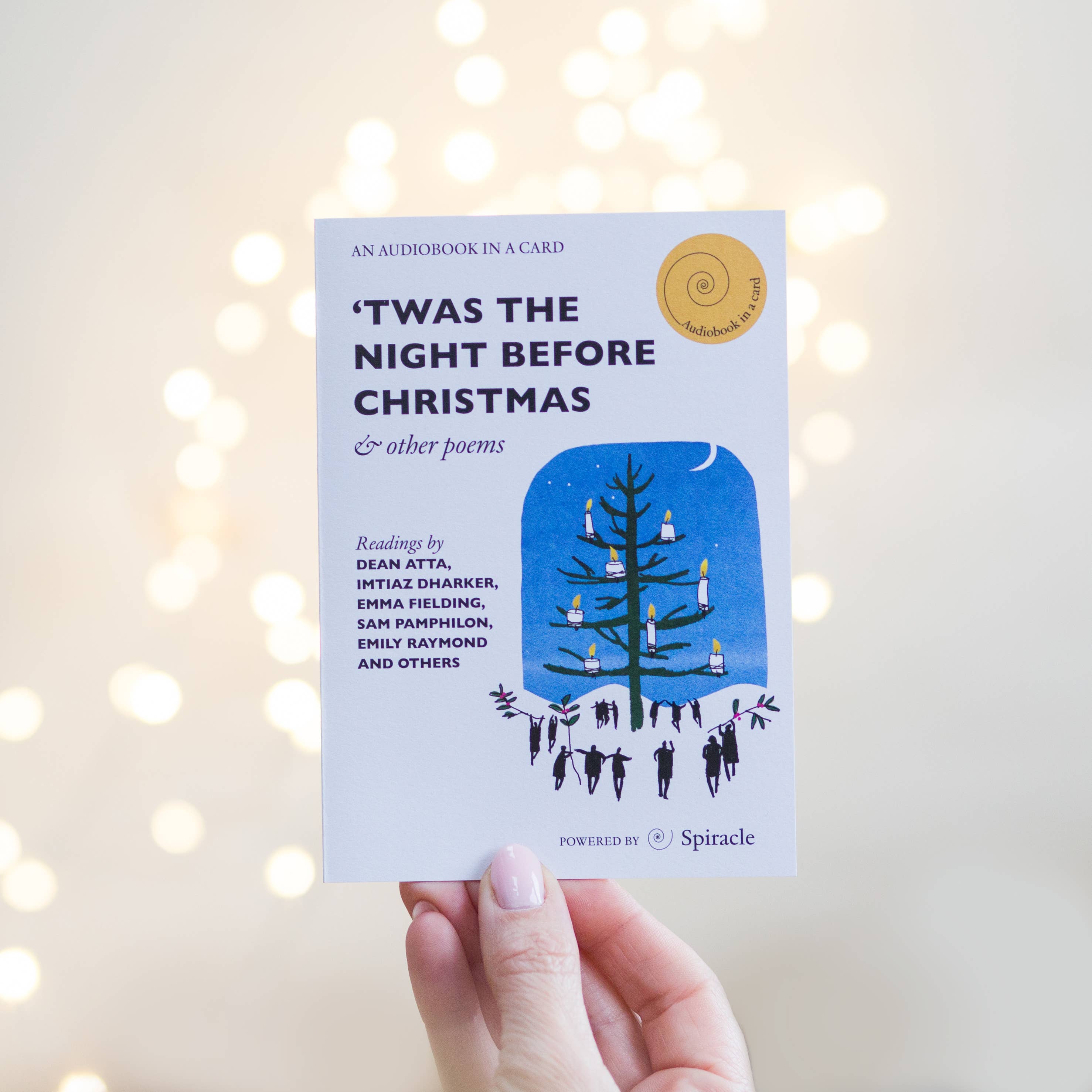 Spiracle Audiobooks - Wholesale Christmas Card - ’Twas the Night Before Christmas Audiobook Gift2