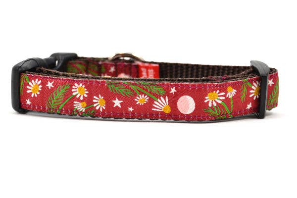 six point pet - Wholesale Pet Collar - Cat - Chamomile-Burgundy3