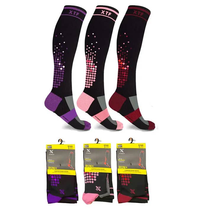 CALZE AD ALTA INTENSITÀ RUN+ - 3 COLORI ASST per la vendita all'ingrosso da parte di The American Gift Company (TAGCO)