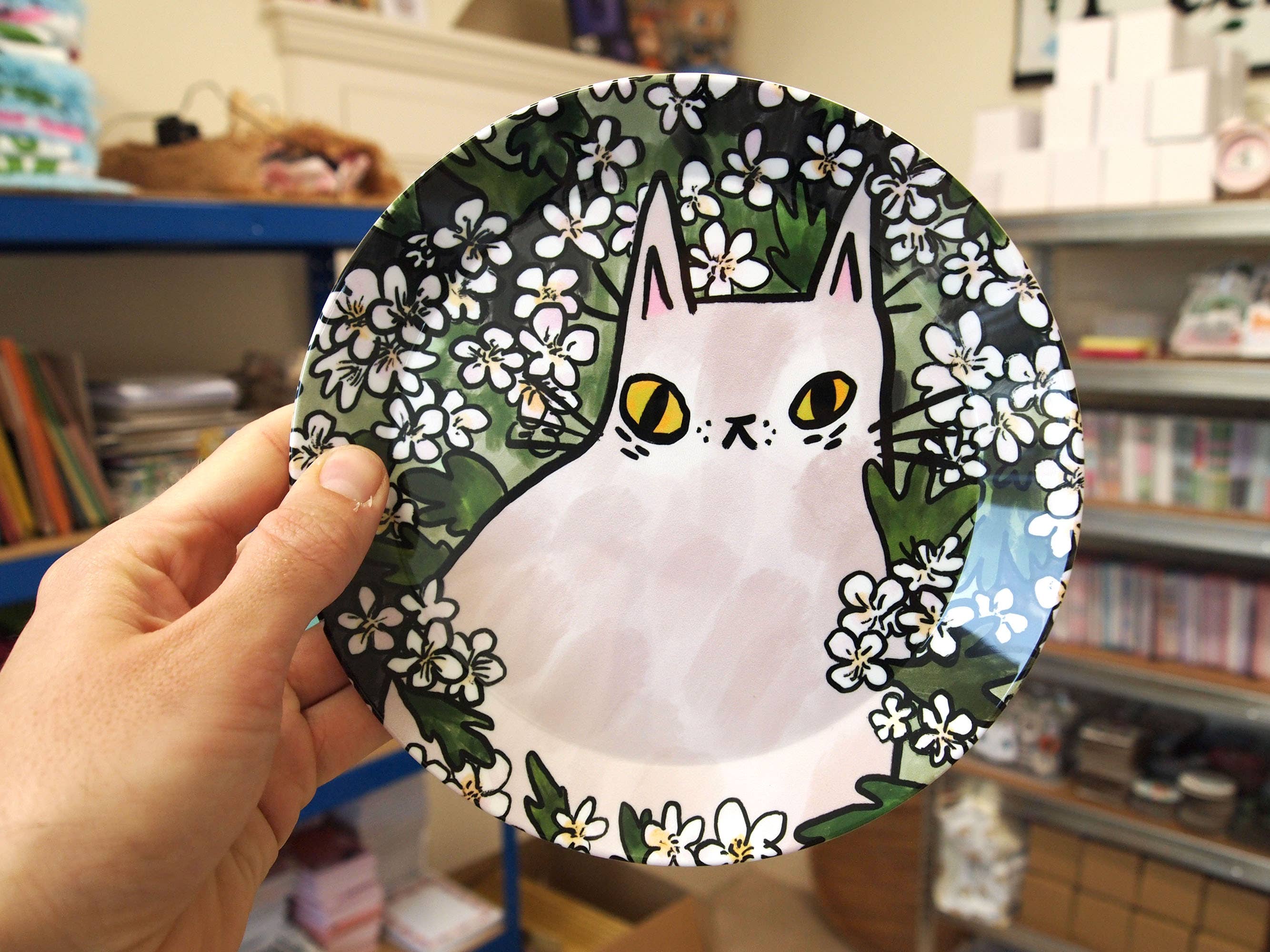 I LIKE CATS - Venta al por mayor Platos desechables - Plato de picnic para gatos, plato de plástico, plato de fiesta, gato6