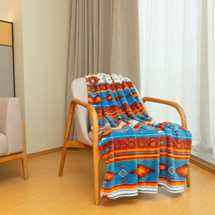 Linen Mart - Wholesale Throw Blanket - Southwestern Stone Throw