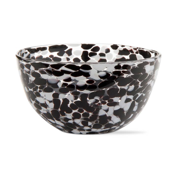 Confetti Bowl Black Multi Glass for wholesale by tag