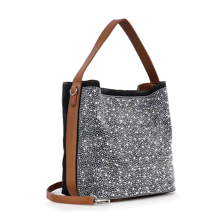 Handbag Express – Bolsa de ombro – Mulher por atacado – Ganga de strass Fashion Hobo