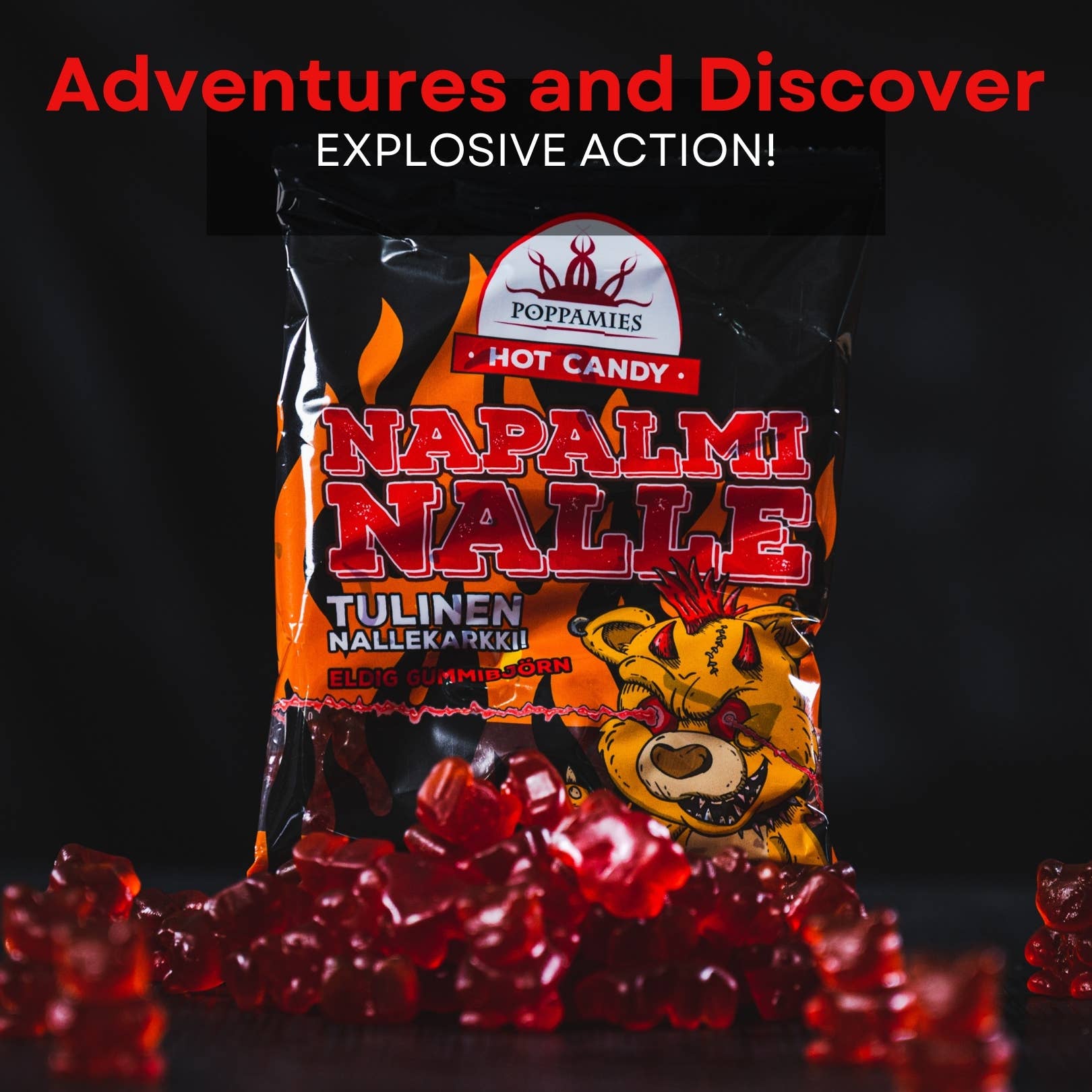 Lukata LTD - Wholesale Gummy - Chili Gummy Bear Sweets Warm en kruidig 125g5