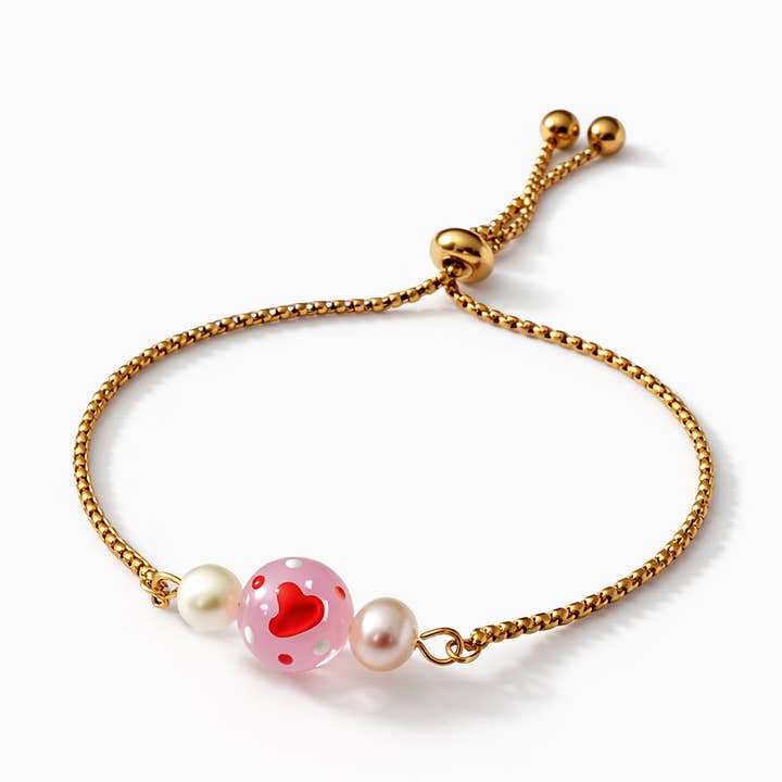 Love Bubbles - Bracelet with heart for wholesale by DUESTELLE ITALIA