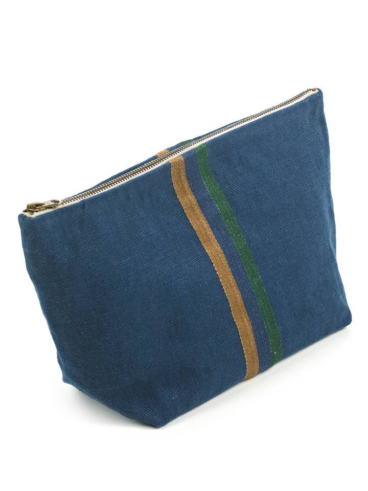 Max kosmetiktaske 32x19cm Indigo for engroshandel hos Libeco Home