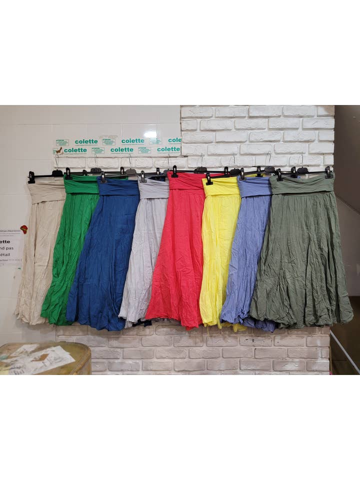 la maison des fibres naturelles – wholesale Kjol - Dam – 100% bomullskjol 6535823