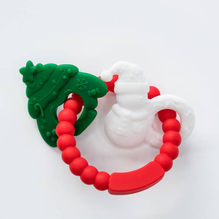 Anneau de dentition de Noël pour la vente par Babeehive Goods