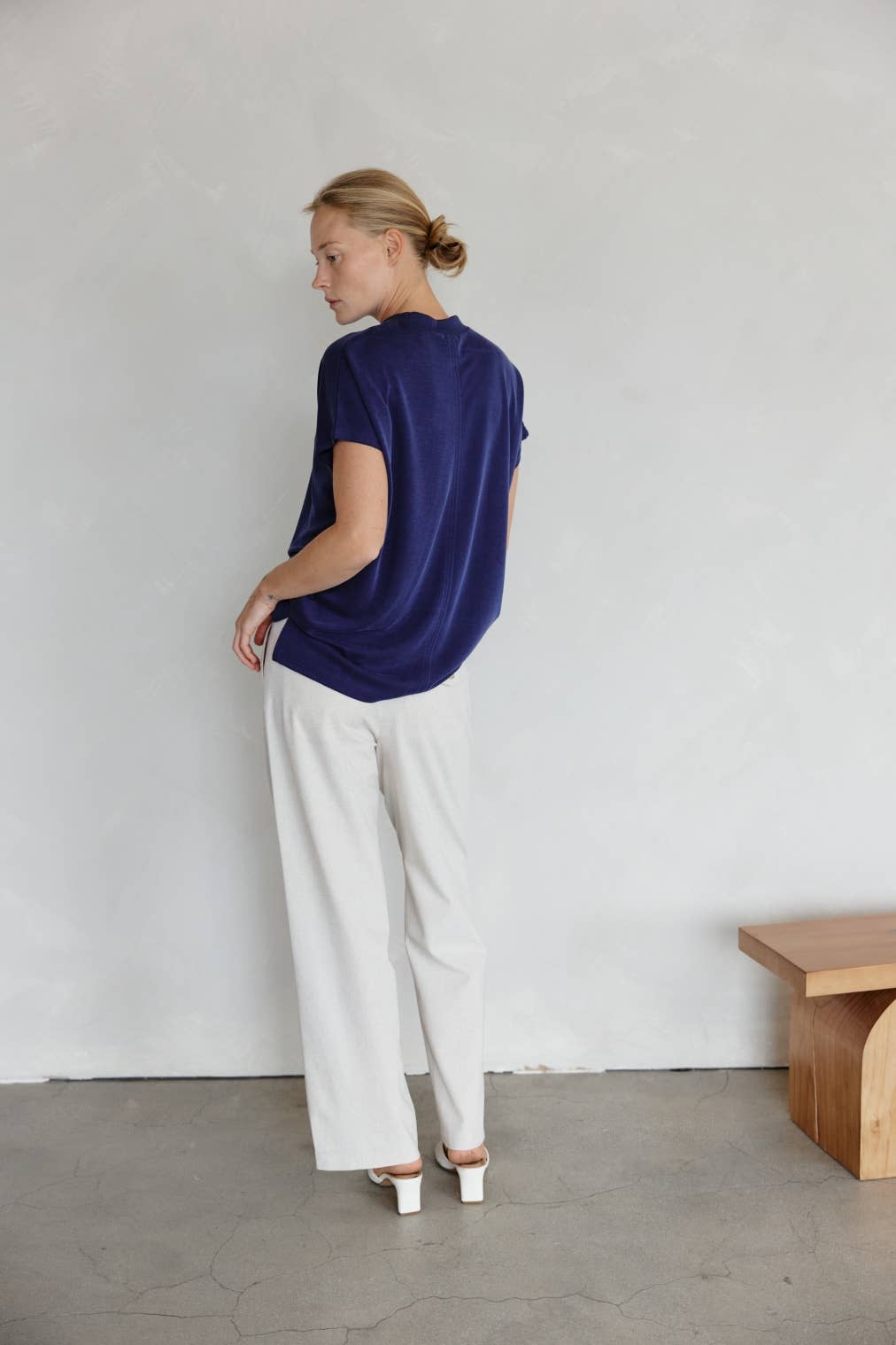 MOD REF - Vente T-shirt – femme - The Ashton Top | Haut délavé à épaules tombantes16