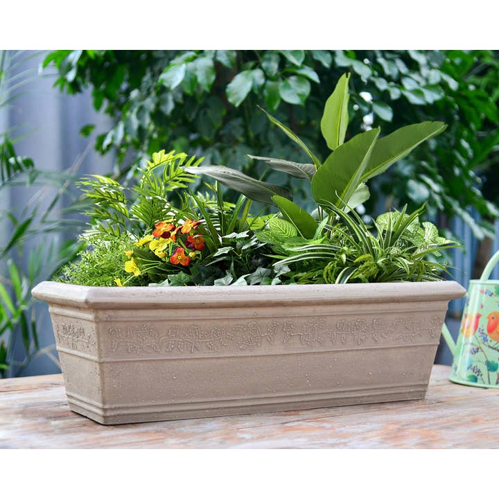 Greenship Garden USA - Wholesale Planter Box - GreenShip Classic Long Large Box Planter W.22.85" x H. 7.09“7