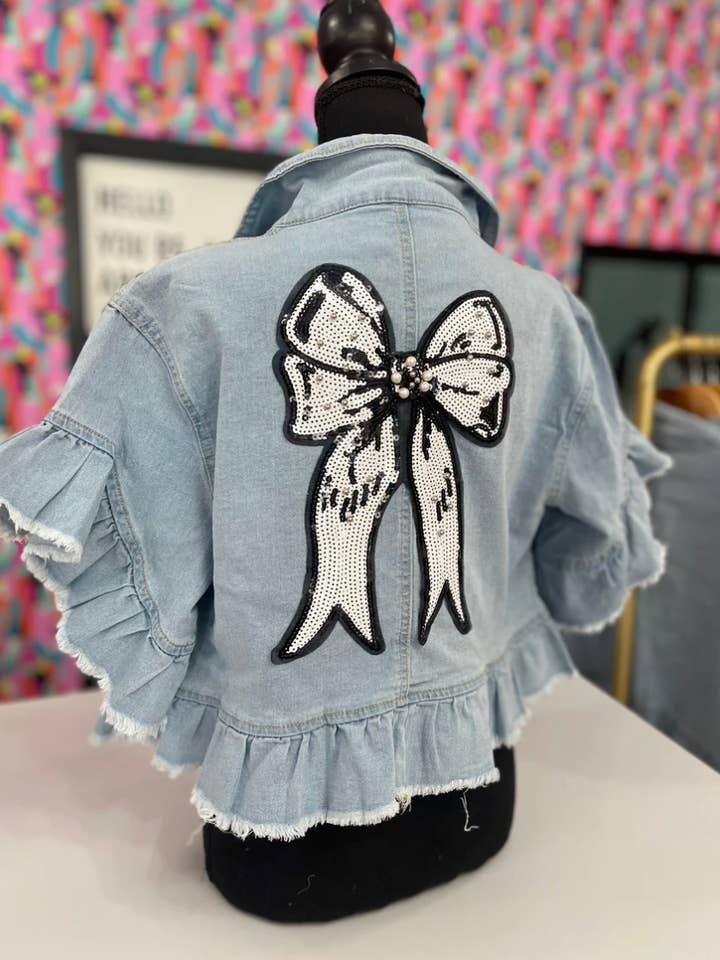 Chino Barvity - Wholesale Denim Jacket - Women's - Tie Me Up Denim Jacket1