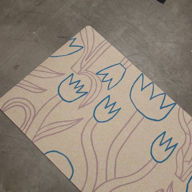 Yin Rug | Flower Power for wholesale by Planted Yoga Rugs