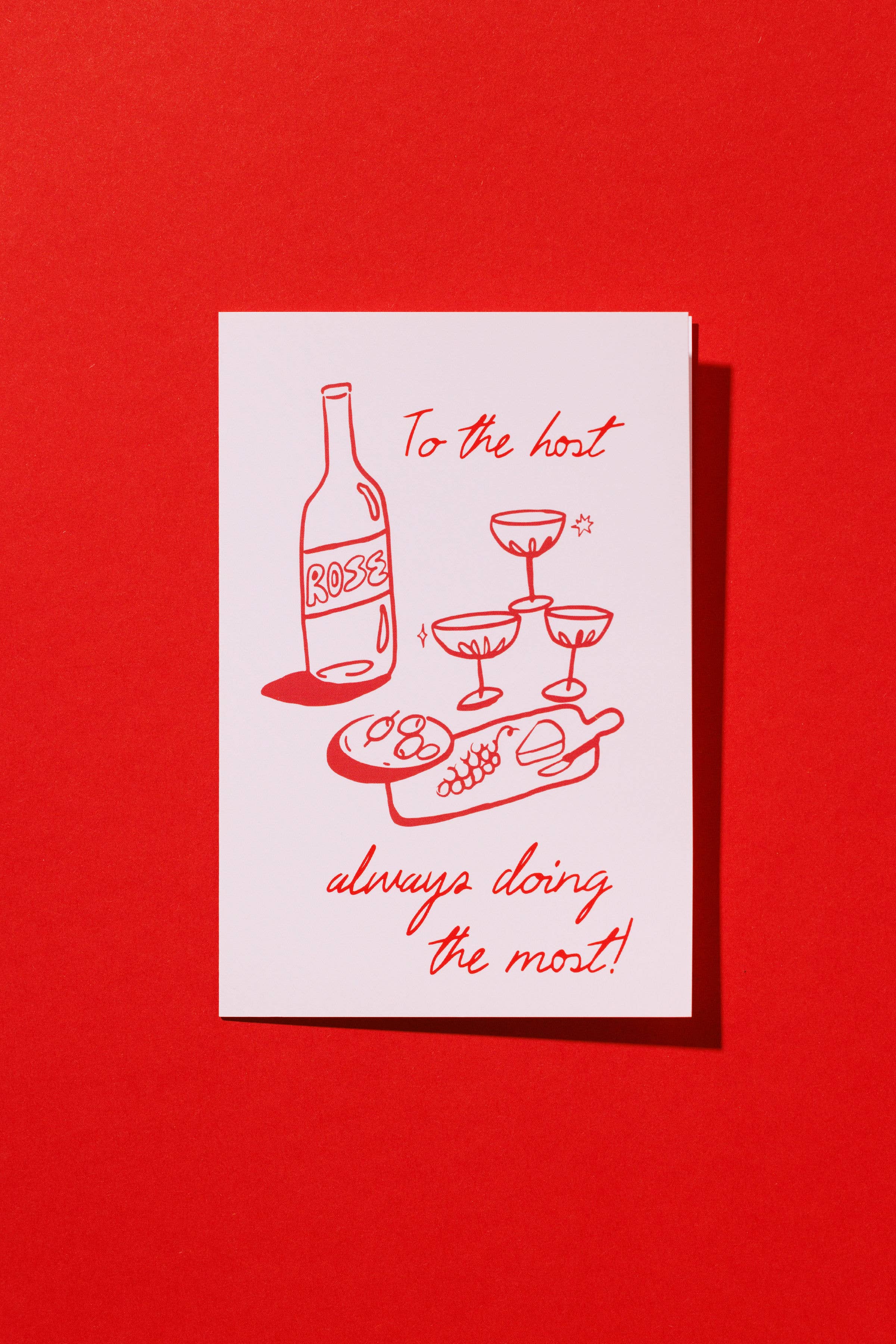 Mel Andrel - Wholesale Season's Greetings Card - Host Doing The Most Holiday Card 1