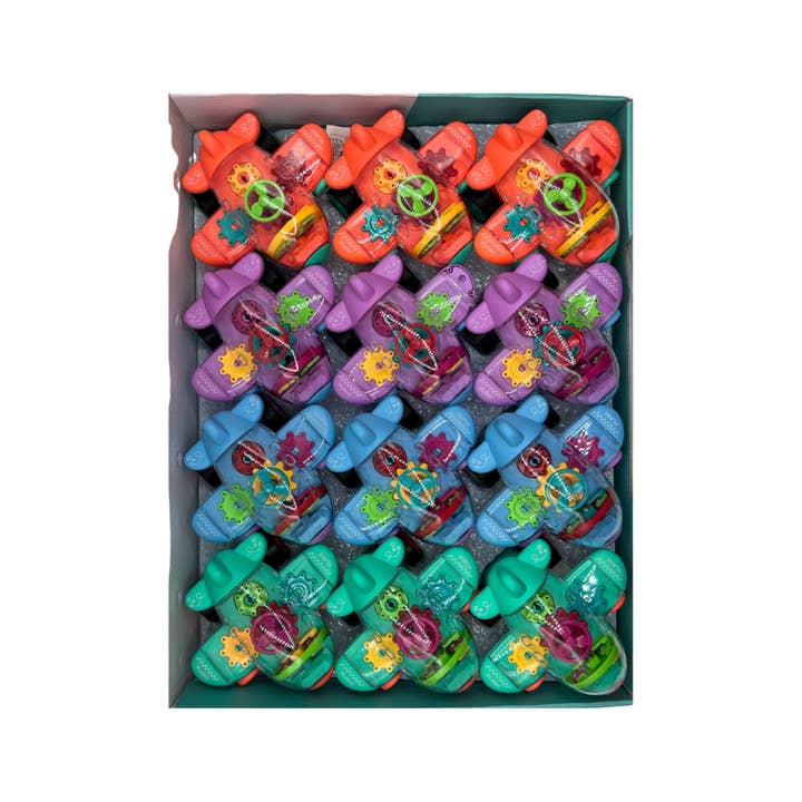 K & S WHOLESALE INC - Wholesale Toy plane – Child - 5" Gear Airplane with Light 12 CT5