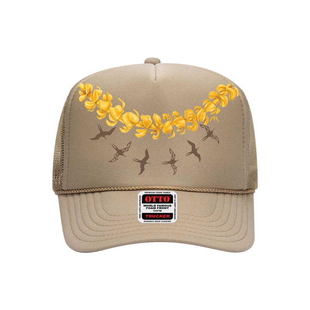 Na Koa Brand - Wholesale Trucker Hat - Unisex - Pua x Iwa Trucker Hat2
