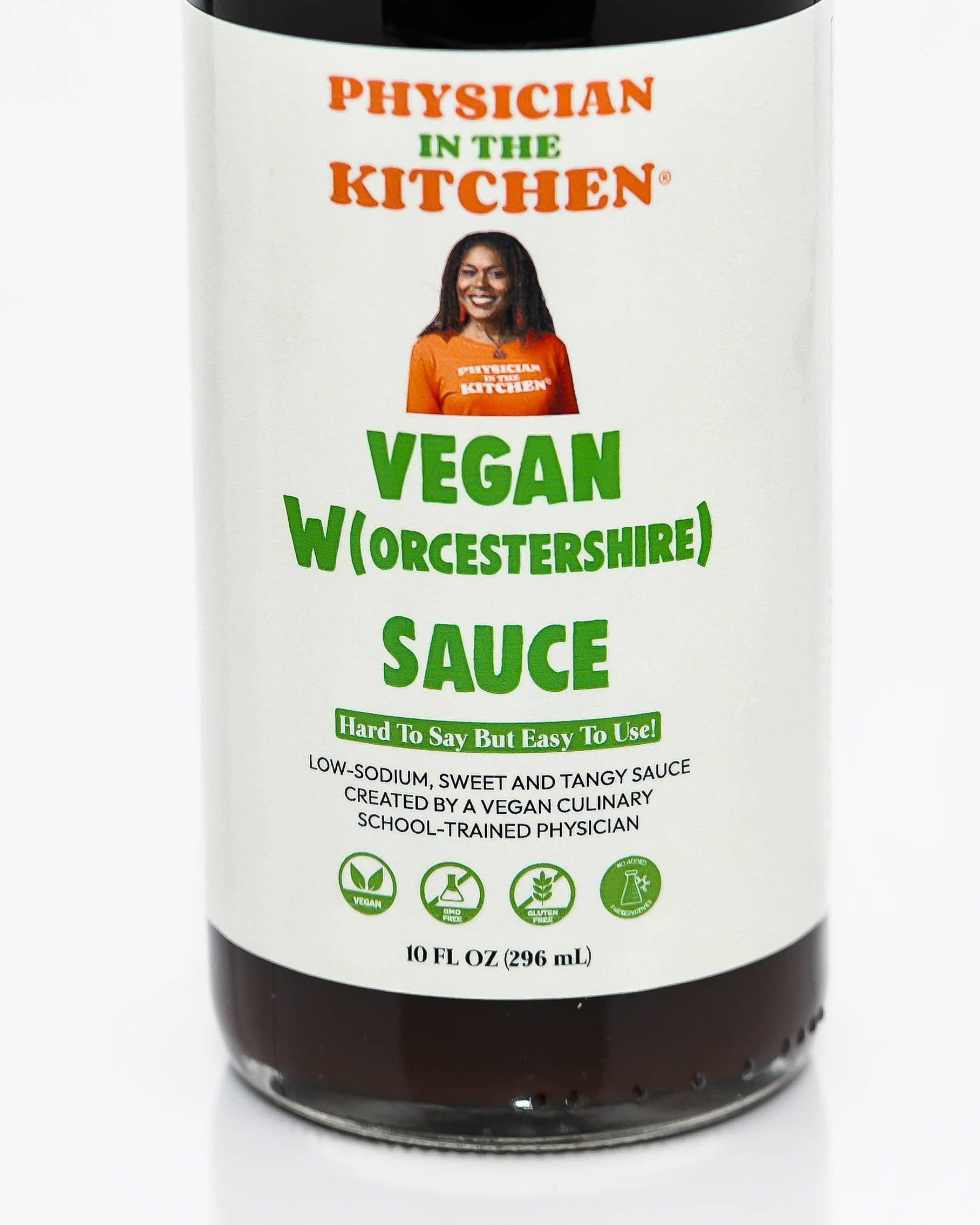 Physician In The Kitchen - Vente Sauces - Sauce Worcestershire végétalienne, 10 fl oz (296 mL)1