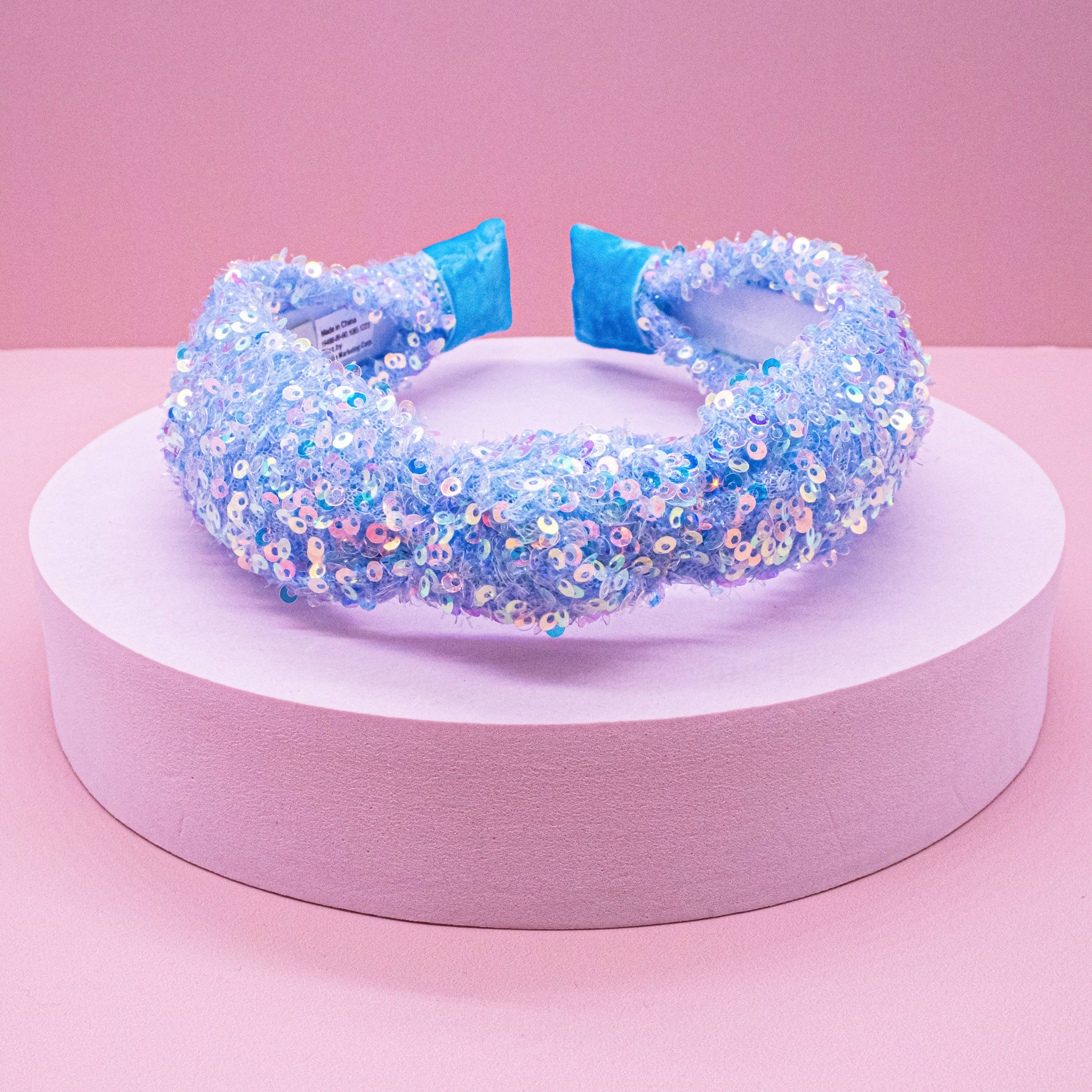 Frog Sac - Wholesale Fashion Headband - Kids - Kids Knot Headband - Sequin Knotted Hair Band Accessories33