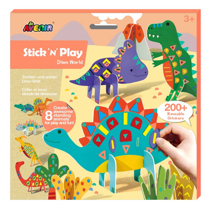 Stick 'n' Play Dino World for wholesale by KidAntics