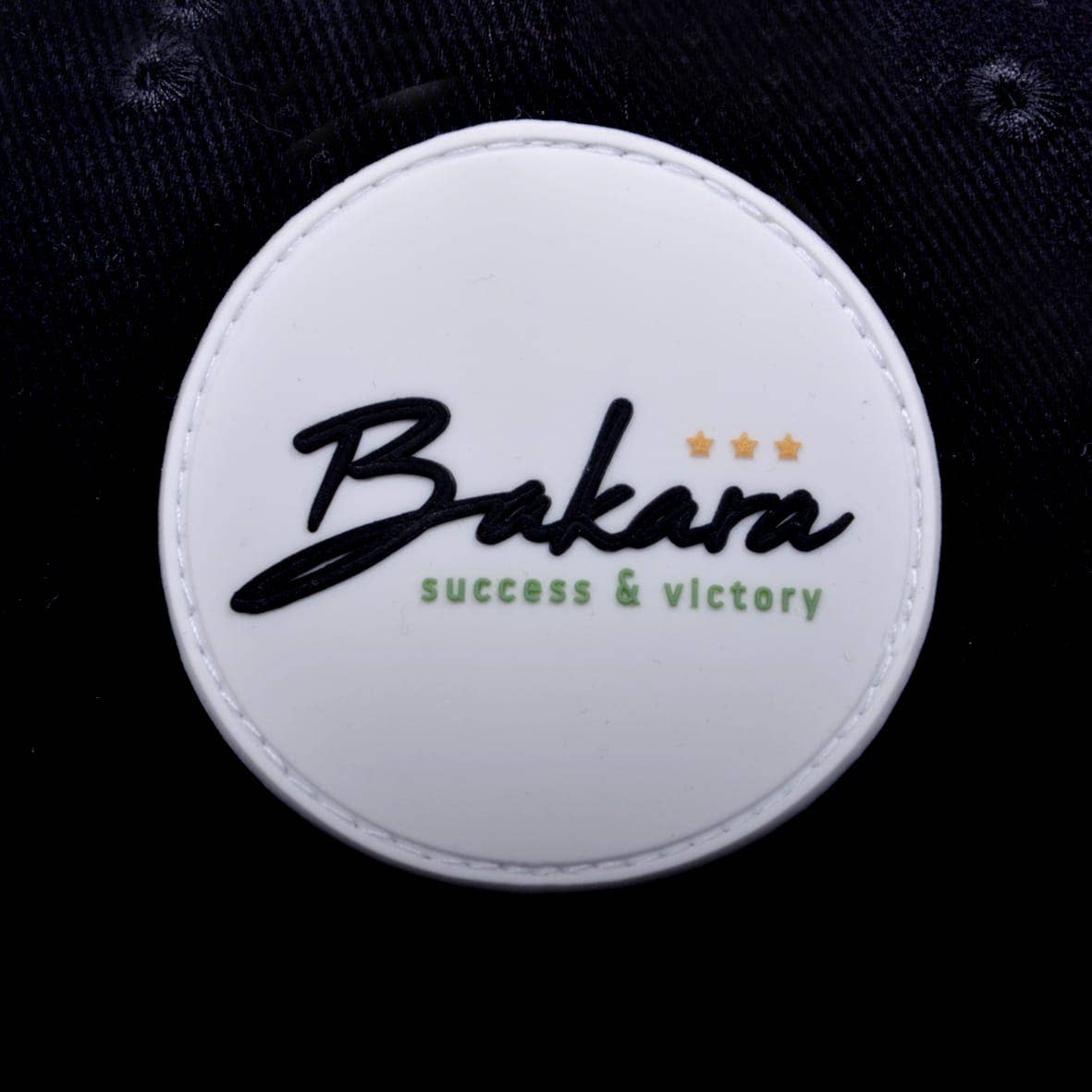 BAKARA SUCCESS AND VICTORY - Wholesale Baseball Cap - Unisex - Casquette Black & White Bakara2