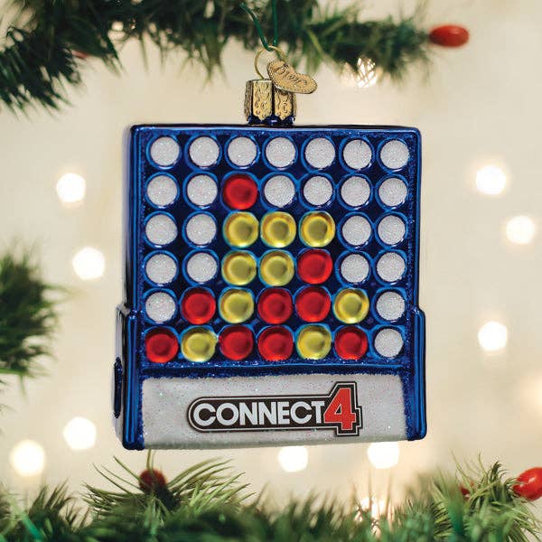 Old World Christmas - Wholesale Ornament - Connect 4 Ornament