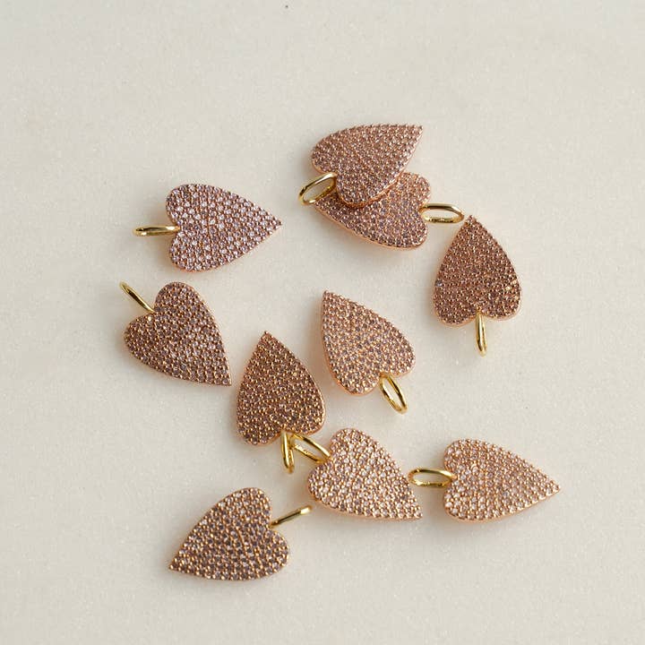 The Sis Kiss - Wholesale Individual Charm/Pendant - Moody Heart Charm2