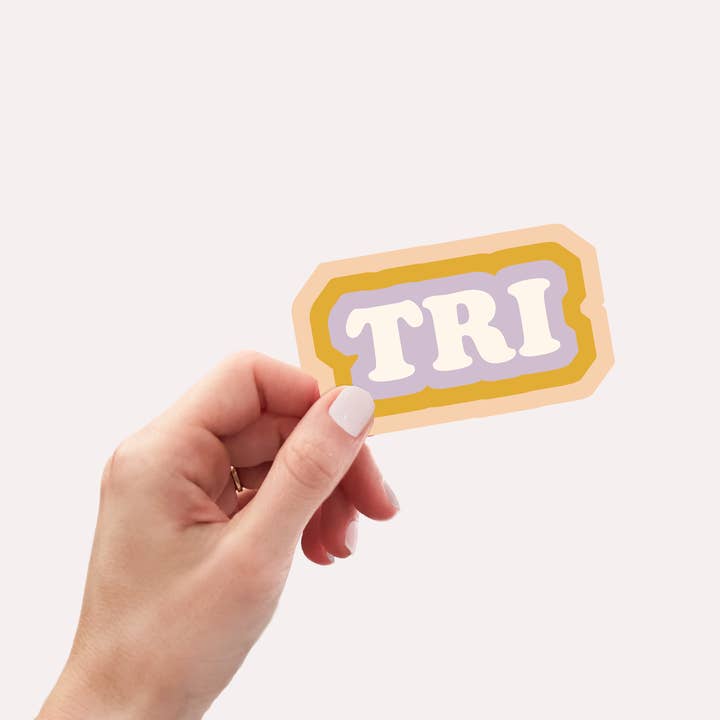 Saguaro Creative Co. - Wholesale Sticker - Triathlon Sticker (Size options available)