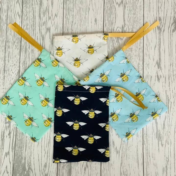 Wash Bag, Toiletry Bag, Sanitary Bag, Cosmetic Bag, Washable Make Up Bag, Reusable Pad Bag, Travel Bag, Gift for Her, Bridesmaid Gift, for wholesale by Mummy's Marvellous Makes Ltd