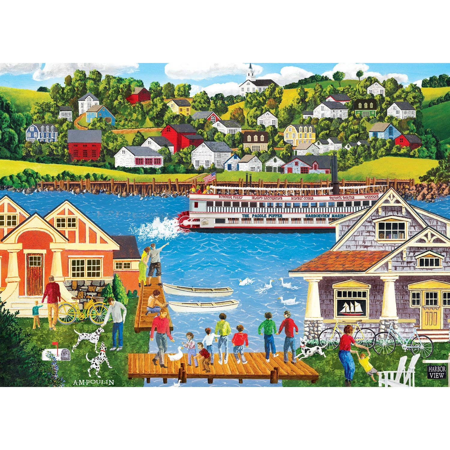 Masterpieces Puzzles - Wholesale Puzzle - Adult - Americana - Sweet Summer Memories 500 Piece EZ Grip Jigsaw Puzzle1