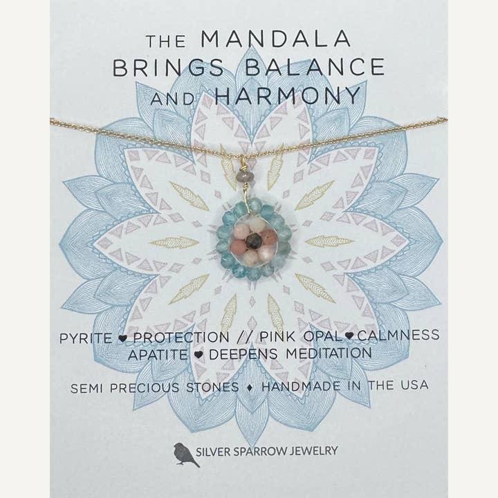 Meditation Mandala for wholesale by Silver Sparrow Jewelry