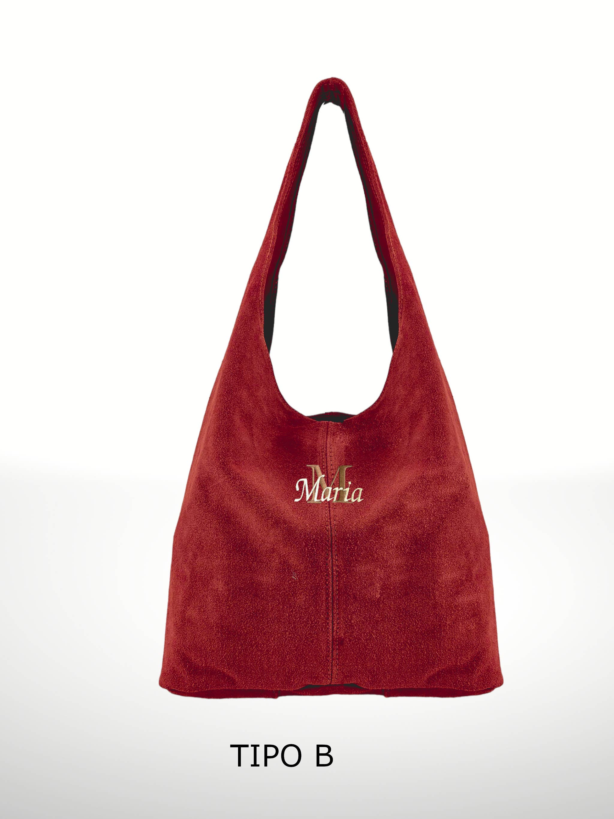 ITALIAN'S LEATHER - Wholesale Satchel - Women's - Suede Leather Bag Silvia 22103234