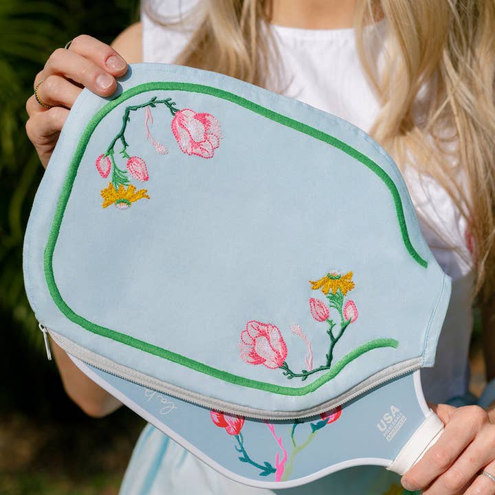 la point - Wholesale Sporting Accessories - la point + Fanm Mon sea glass pickleball paddle and cover0