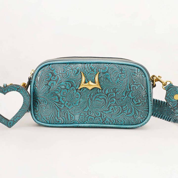 Loyal West Sophia Shoulder Bag Turqouise for wholesale by Myra Bag