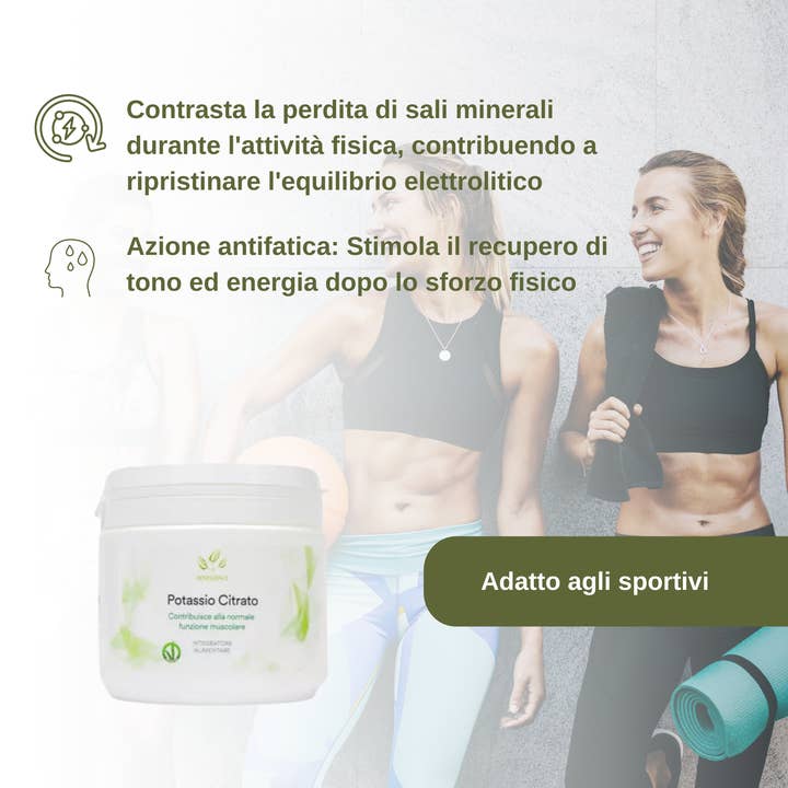 Natura srl - Vendita all'ingrosso Bevanda salutare in polvere - Potassio Citrato in polvere solubile - 500 g3