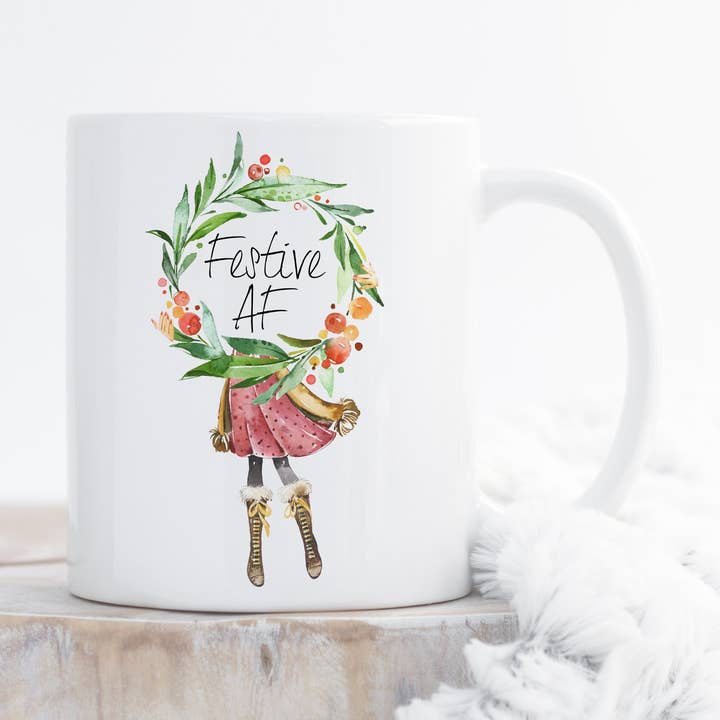 Festive AF Coffee Mug for wholesale by Studio Seventeen