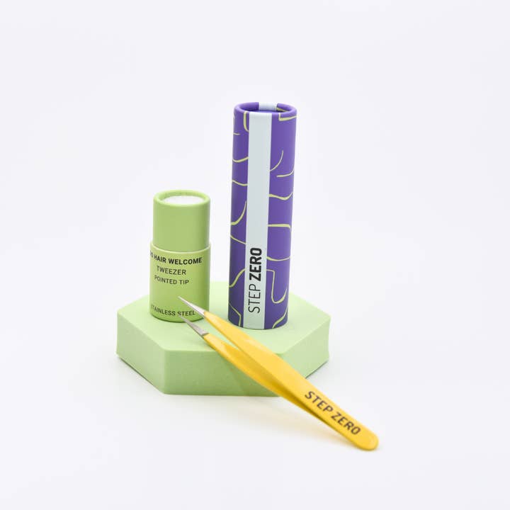 STEP ZERO Skincare - Wholesale Tweezers - Pointed Tweezers | Zero Waste | Valentine's Gifts under $207