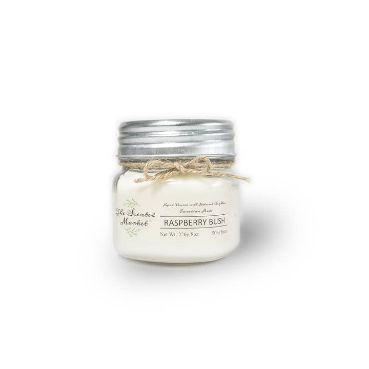 RASPBERRY BUSH Soy Wax Candle 8 oz for wholesale by The Scented Market