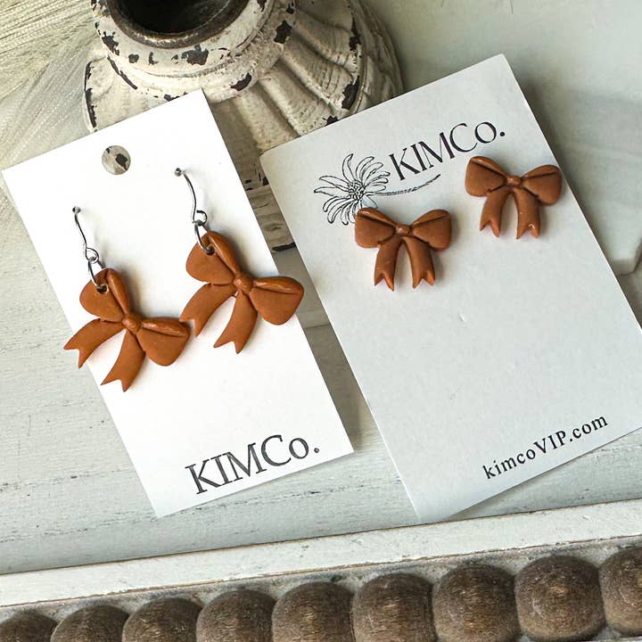 Polymer Clay Ohrringe - Alltag - Schleifen für den Großhandel von KIMCo.