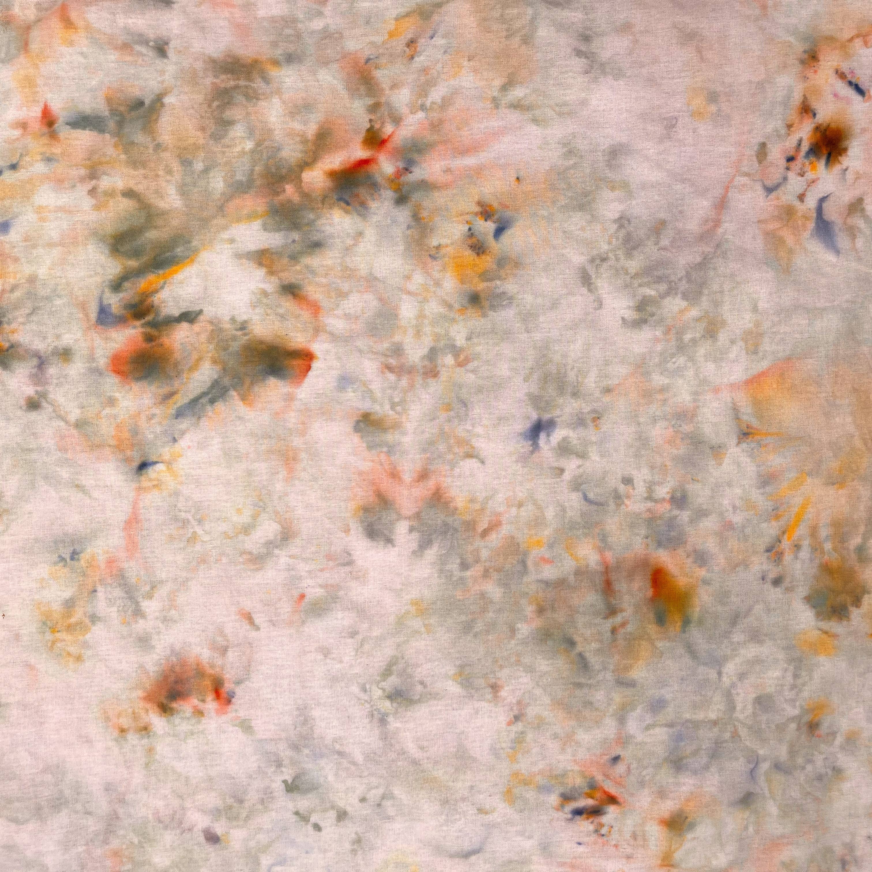 Black Sheep Goods - Vente Caftan – femme - Caftan teinte à l’encre glacée / Robe d’intérieur3