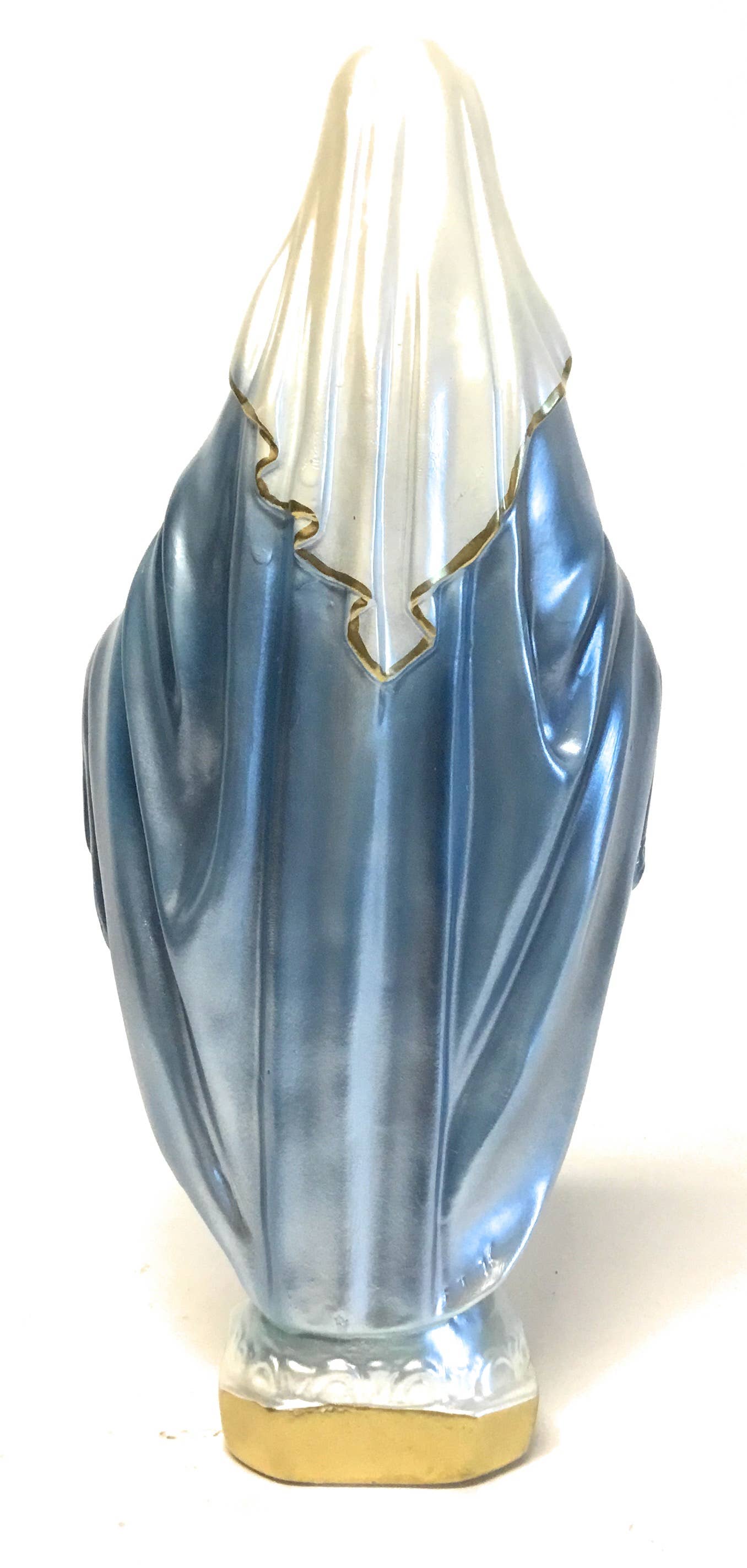 Costa Articoli Religiosi - Vendita all'ingrosso Statuette decorative - Statua Madonna Miracolosa cm. 33 in gesso madreperlato4