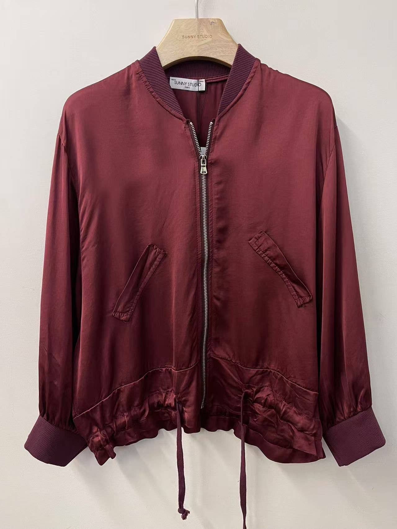 SUNNY STUDIO - Vendita all'ingrosso Giacca - Donna - Giacca leggera con zip e tasche6