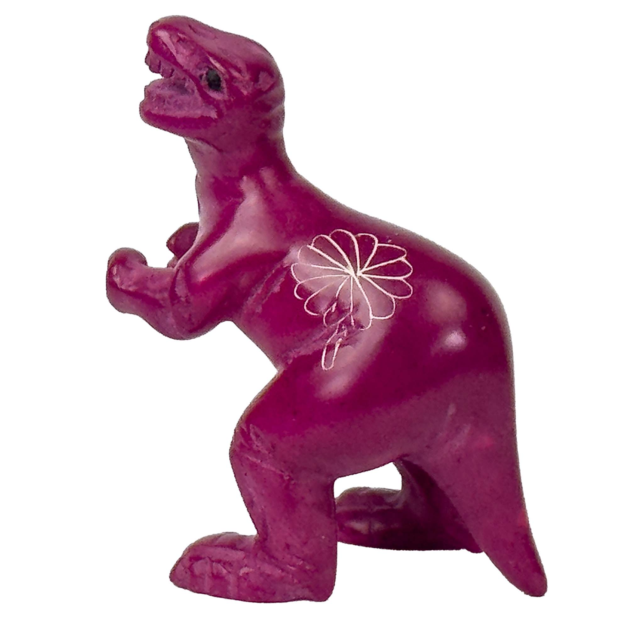 Global Crafts - Wholesale Decorative Figurine - Soapstone Tyrannosaurus Dinosaur - Sold as Assorted Colors2
