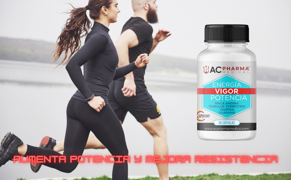 ACPHARMA MEDICAL - Venta al por mayor Suplementos/vitaminas para beber - ENERGÍA Y VIGOR | Aumenta tu fuerza y resistencia 90 Caps5