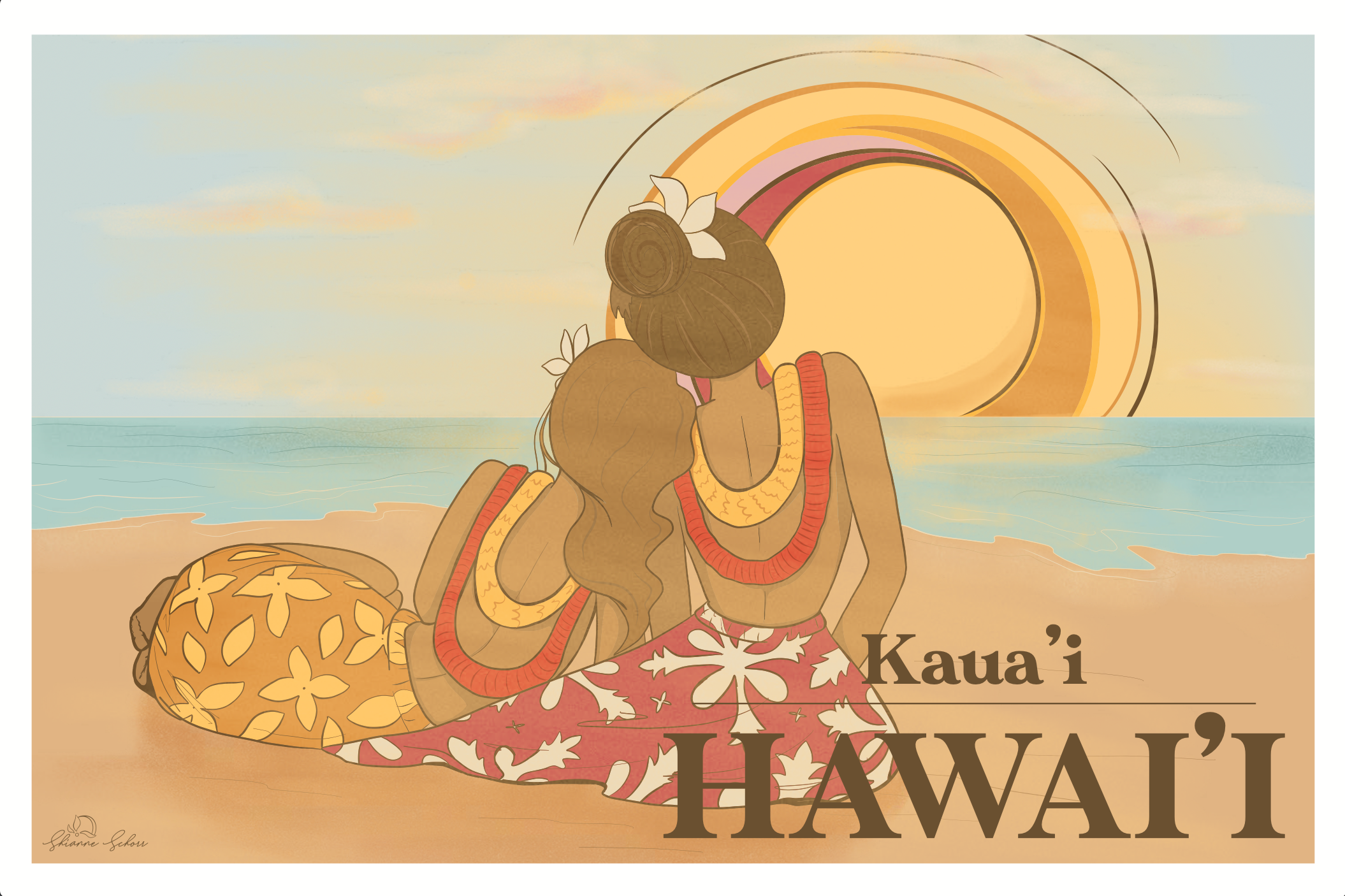 Schorrline Design - Wholesale Postcard - Local Hawaii Post Cards0