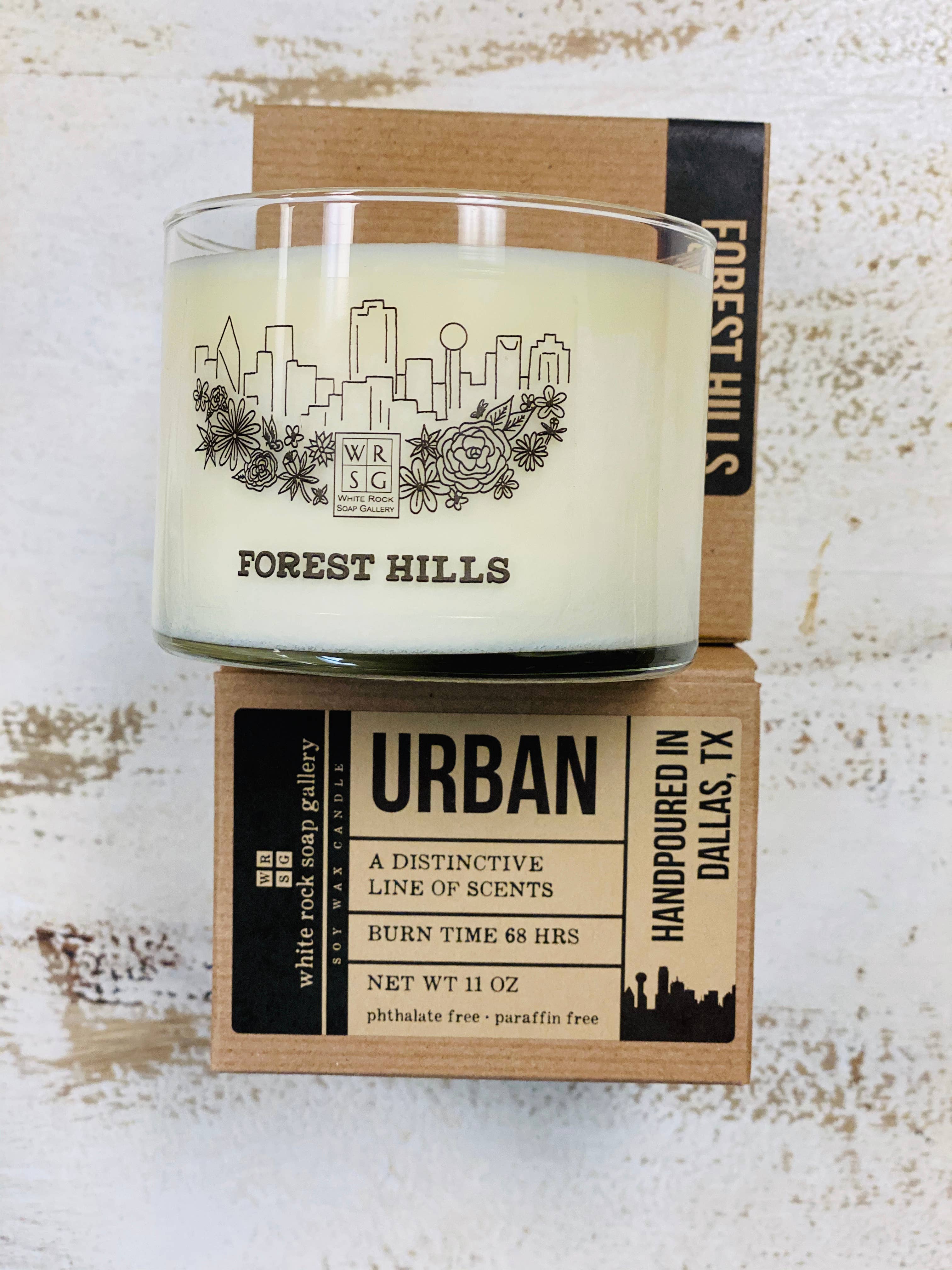 White Rock Soap Gallery - Wholesale Jar/Filled Candle - Soy Wax Candle Urban Collection7