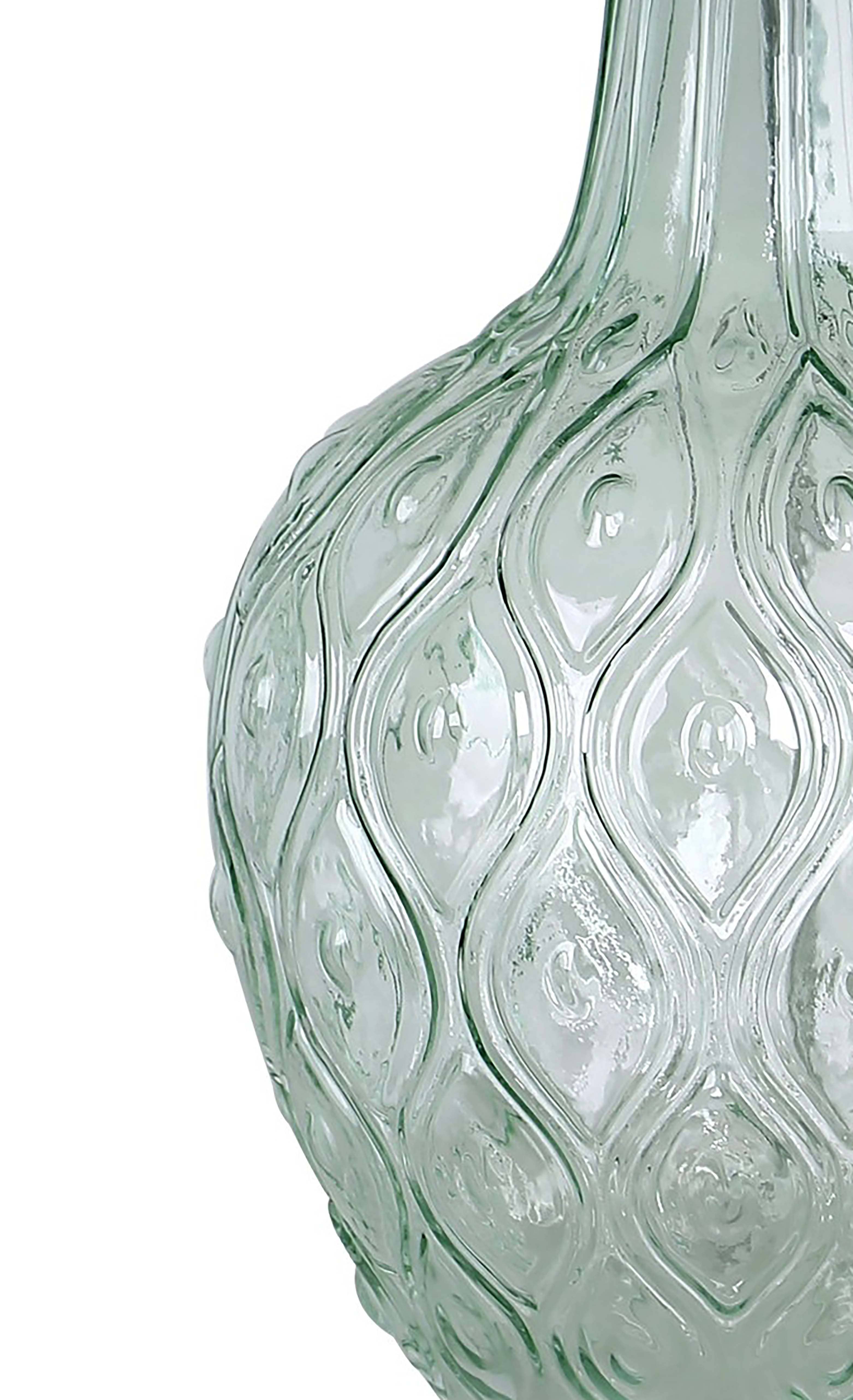 LumiSource and Grandview Gallery - Wholesale Accent/Desk Lamp - 20.5" Glass Table Lamp w/ Patterned Base & Linen Shade (2PK)10