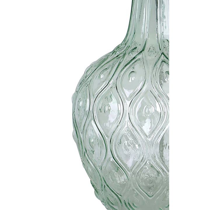 LumiSource and Grandview Gallery - Wholesale Accent/Desk Lamp - 20.5" Glass Table Lamp w/ Patterned Base & Linen Shade (2PK)10