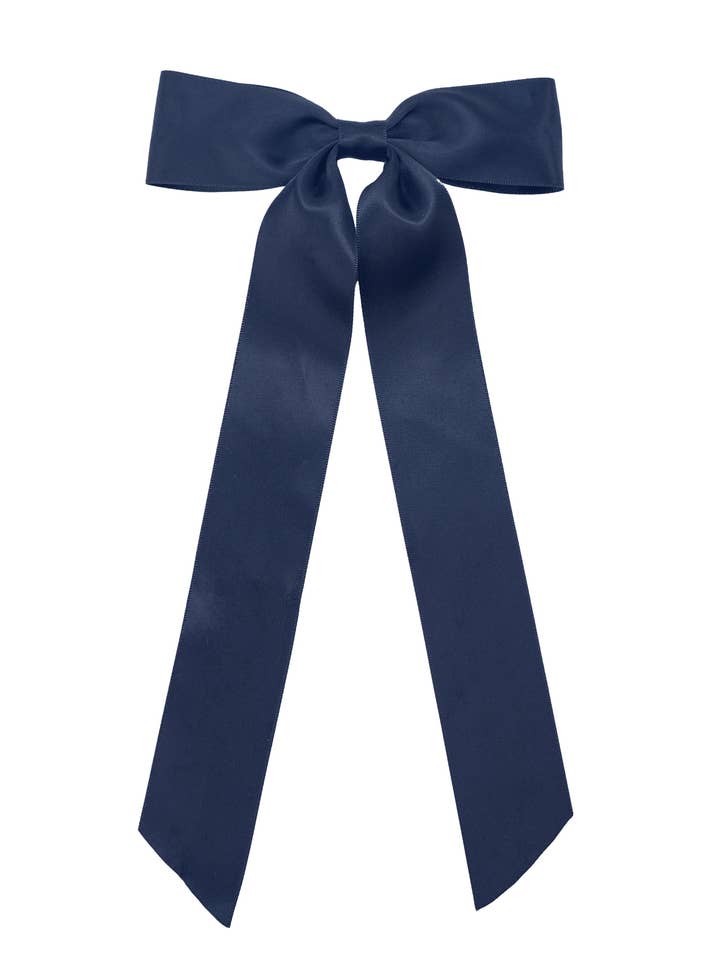 Sloane Bow Barrette for wholesale by Violet & Brooks