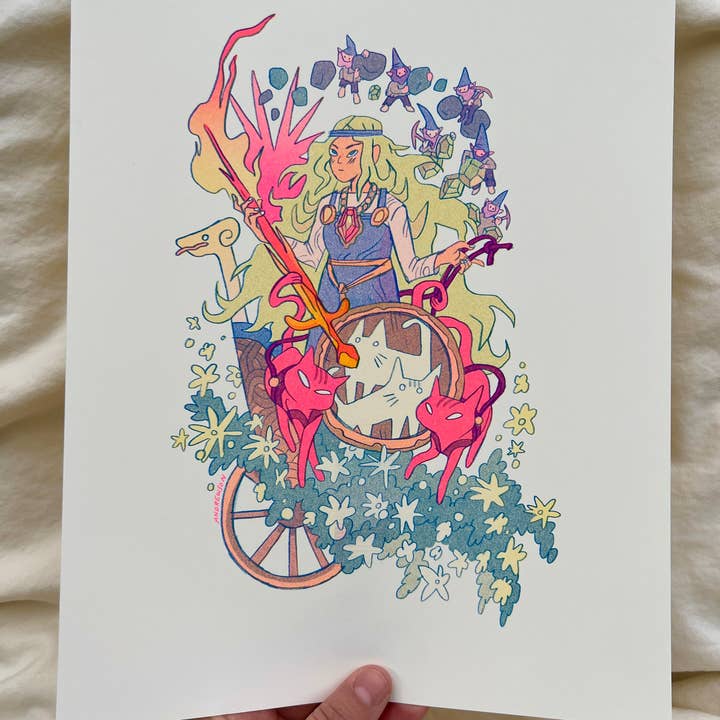 Freyja, Norse Goddess Riso Print and other Purchase Wholesale freyja. Free Returns & Net 60 Terms on Faire trending on Faire.