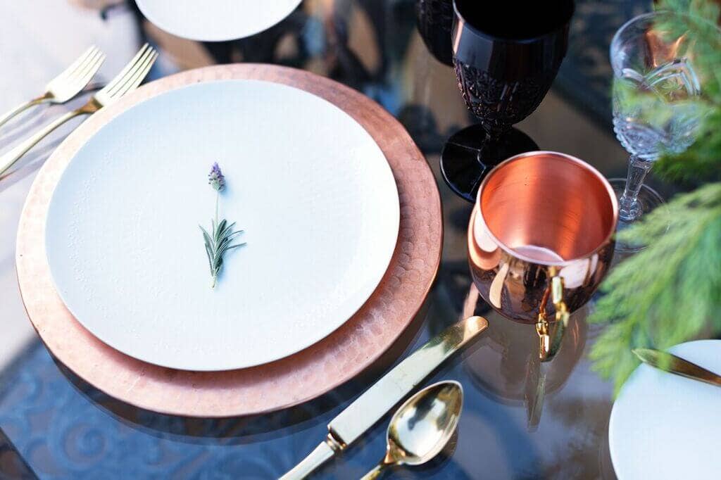 Copper Mug Company - Wholesale Charger Plate - Copper Charger: 12.5 Inch Solid Copper Charger2