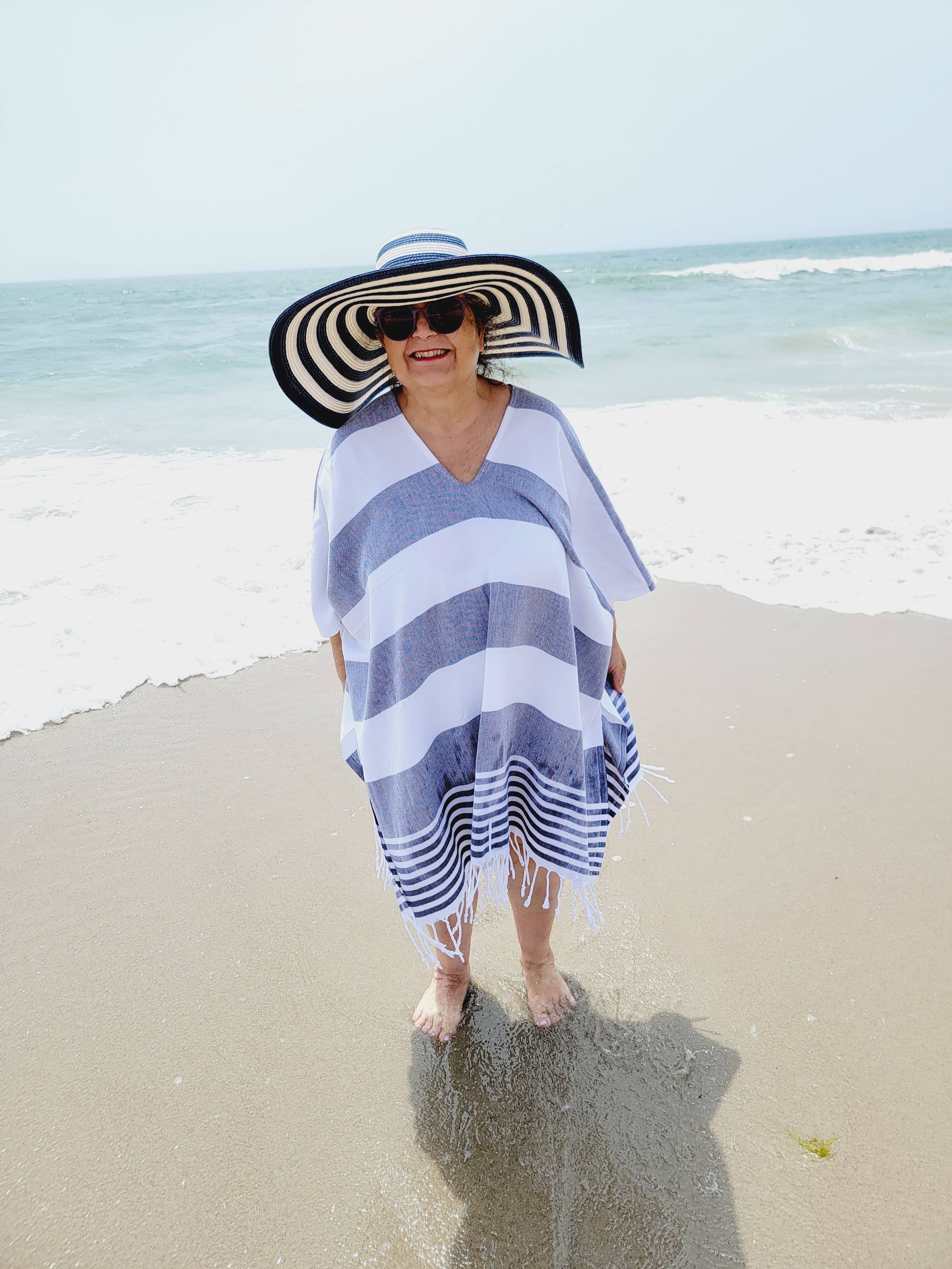 EBRU Home – Engroshandel Strandbadekåbe – Dame – Strandkjole, Stranddække, Håndlavet Lys betræk16